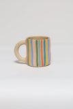 Rainbow Striped Ceramic Mug