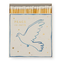 Peace Dove Square Christmas Safety Matches