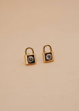 Locket Stud Earrings