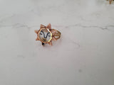 Porcelain Sun Statement Ring