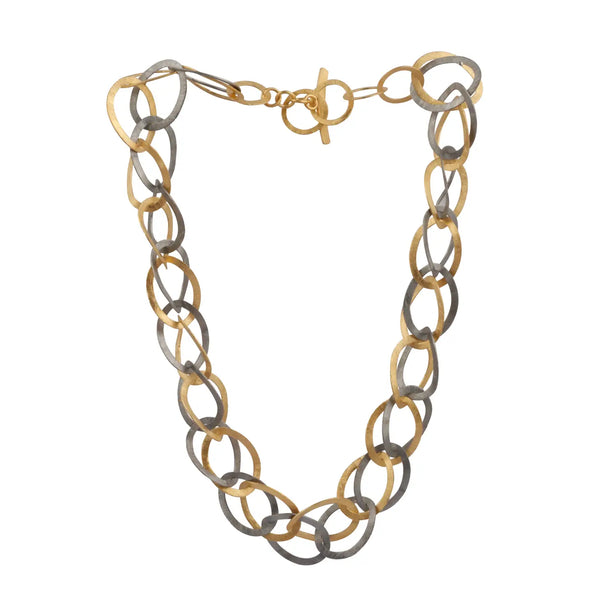 Two-Tone Link Necklace