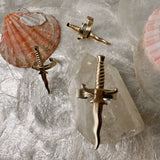 Brass Dagger Ring