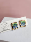 Mini Masterpiece Porcelain Stud Earrings