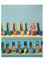 Wayne Thiebaud: Shoe Rows Postcard