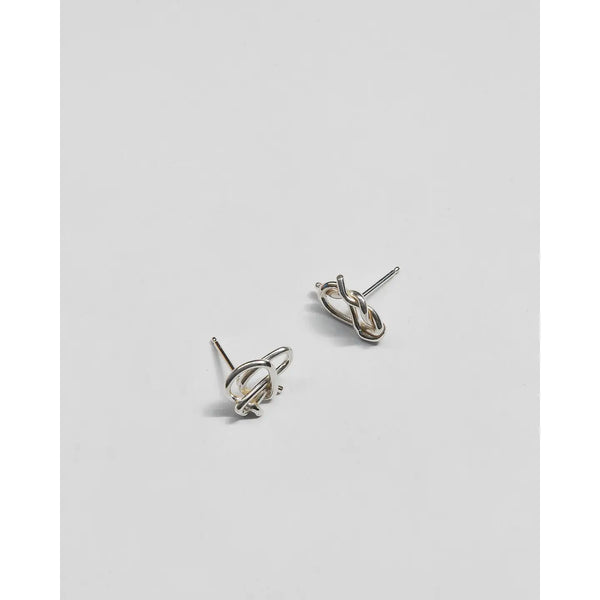 Small Knot Studs in Sterling Silver