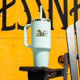 Kansas State Flower and State Insect Vinyl Sticker