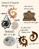 Caracol & Espiral Silver Hoops