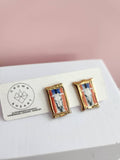Mini Masterpiece Porcelain Stud Earrings