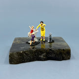 Shopping Family on Madagascar Labradorite
