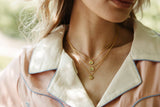 Evil Eye Necklace in Pink Sapphire
