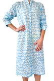 Long Cotton Button-Down Dress