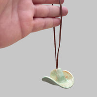 Ceramic Cowboy Hat Ornament — Sage Green