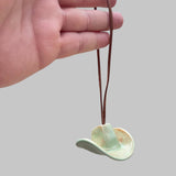 Ceramic Cowboy Hat Ornament — Sage Green
