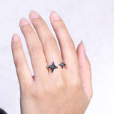 Bronze Adjustable North Star Ring