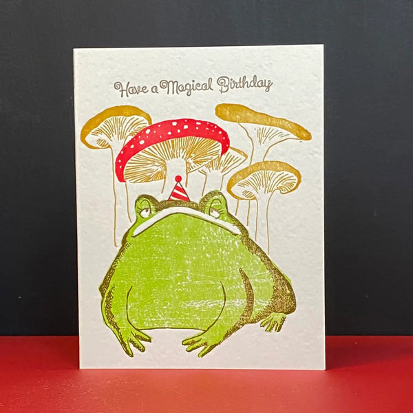 Toad Magical Birthday Notecard