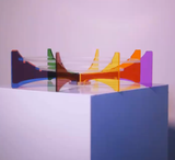 Acrylic Rainbow Fruit Bowl