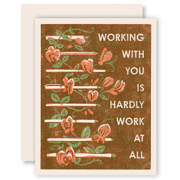 Working with You Gratitude Card