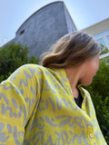 Long Cotton Button-Down Shirt