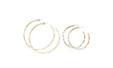 Hammered Hoops