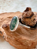 Moss Agate & Silver Ring