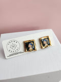 Mini Masterpiece Porcelain Stud Earrings