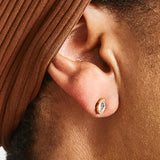 Rainbow Moonstone Teardrop Earrings