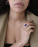 Lacuna Ring in Lapis
