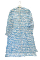 Long Cotton Button-Down Dress