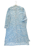 Long Cotton Button-Down Dress