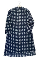 Long Cotton Button-Down Dress