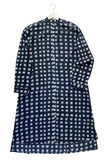 Long Cotton Button-Down Dress