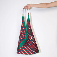 Pleated Y Bag Sophia Green
