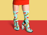 Pop Art Crew Socks