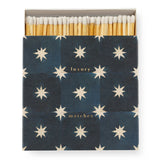 Square Safety Matches - Navy Star Tile