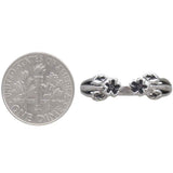 Sterling Silver Adjustable Tiny Flowers Ring