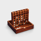 Iron & Glory Four Across Wooden Game