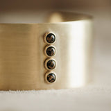 Absaroka Cuff Bracelet in Copper Obsidian