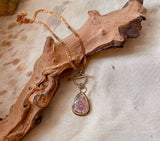 Crazy Lace Agate & Brass Necklace