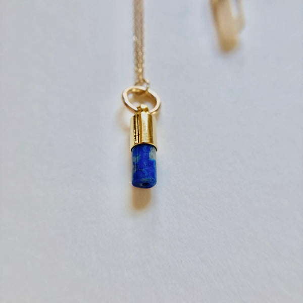 The Moment Necklace - Delicate Gemstone Pendant