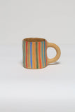 Rainbow Striped Ceramic Mug