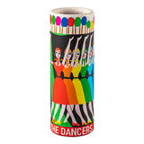 Small Cylinder Safety Matches - The Dancers