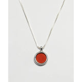 Mare Necklace in Red Jasper on Sterling Silver