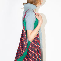 Pleated Y Bag Sophia Green