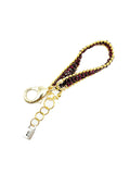 Josephine Baker: Purple Garnet Gemstone Woven Bracelet