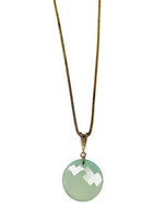 Custom Gold Aquamarine Pendant Necklace
