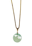Janesko Custom Gold Aquamarine Pendant Necklace