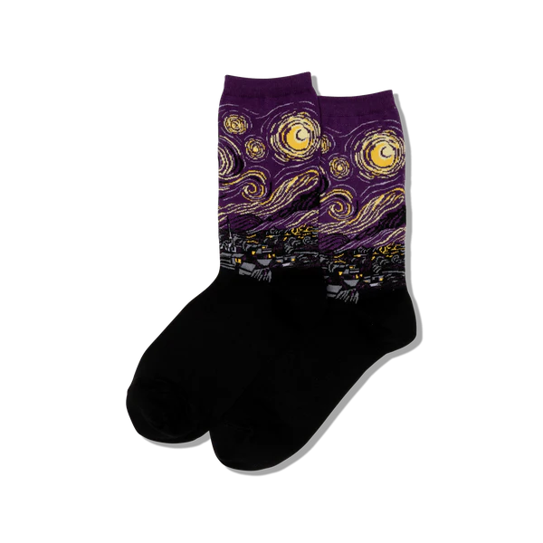 Hotsox Women's Van Gogh's Starry Night Socks