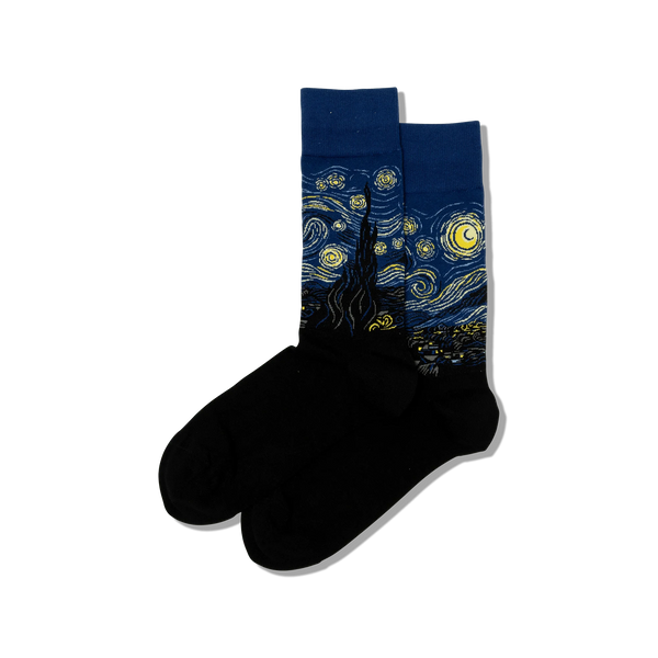 Hotsox Men's Van Gogh's Starry Night Socks