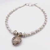 Silver Vermeil Pendant Necklace