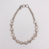 Silver Leaf Plate Necklace II